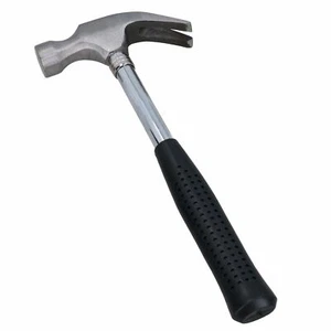 Mini mazo de garras de 8 oz con mango tubular de goma removedor de uñas de 10"" de largo - Imagen 1 de 3