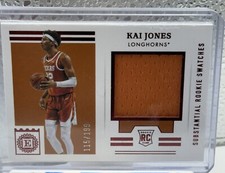 KAI JONES 2021-22 Chronicles Draft Picks ENCASED ROOKIE SWATCHES RC RED /199