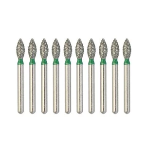 Dental Diamond Bur FG for High Speed Handpiece Football Flame Coarse Grit FO-28C - Picture 1 of 2