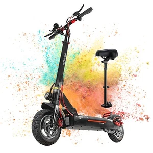 10" Folding Electric Scooter with Detachable Seat 600W Commuter E-Scooter 28MPH - Picture 1 of 17
