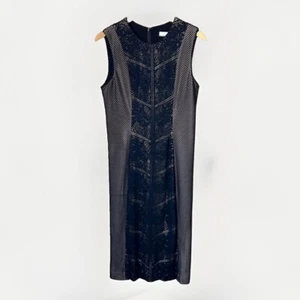 Dress The Population Tori Black Lace Sleeveless Dress NWT - Picture 1 of 10