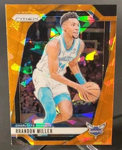 2024-25 Panini Prizm #109 Brandon Miller Orange Ice Charlotte Hornets Basketball - Bild 1 von 2