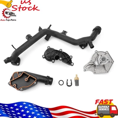 Kit Completo Sistema de Refrigeración Bomba de Agua Termostato Tubo para Audi Q5 A5 3.2L V6 Foto 1 de 4
