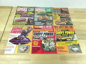 SUPER CHEVY ACTION POWER Magazine Lot 6 1973 & 1974 - Bild 1 von 18