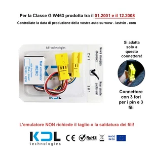 Sedile Tappetino emulatore diagnostico per Mercedes G W463 2001-2008 - Picture 1 of 2