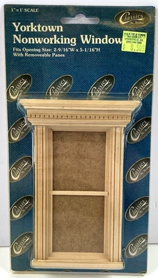 Classics by Handley #75041 Yorktown Nonworking Window Dollhouse 1” Scale New - Image 1 of 4
