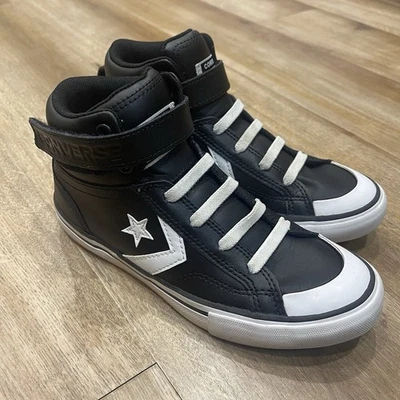 Converse All Star Pro Blaze ремень высоты верхний молодежи детский размер 2-черный/белый - Изображение 1 из 4