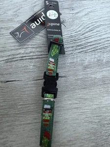 Lupine Pet Christmas Dog Collar Stocking Stuffer 8-12 Inch Small To Medium Dog - Picture 1 of 8