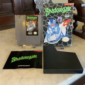 SHADOWGATE  (Nintendo NES) GAME Complete Box + Manual 