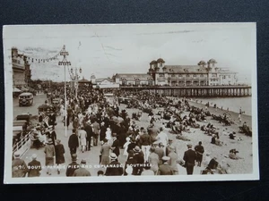 Hampshire SOUTHSEA South Parade Pier & Esplanade c1920s RP Postcard - Picture 1 of 3