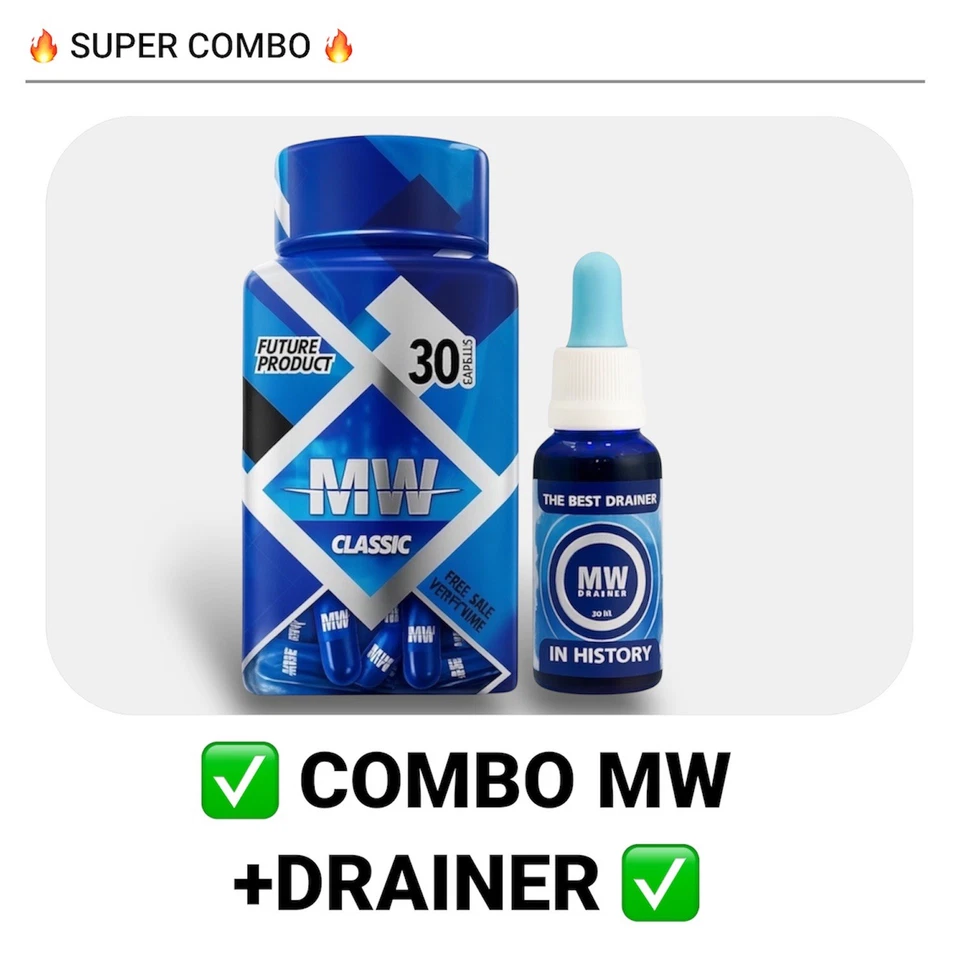 ✅ Kit MW queimador de gordura e escorredor detox Ginkgo Bilboa carnitina 7 chá verde ceto ✅ - Imagem 1 de 4