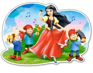 CSB120192 - Castorland Jigsaw Premium Maxi 12 Pc - Snow White's Song - Picture 1 of 1