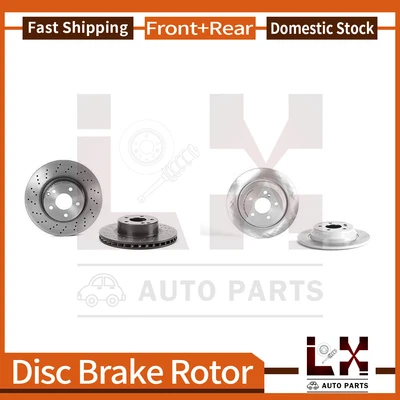 布雷博 4 前后制动转子适用于 2003 - 2006 梅赛德斯 - 奔驰 CL500 — 第 1/4 张图片