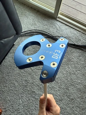 L.A.B. Golf DF3 Putter 35" 69*  Blue Head White ACCRA shaft. Custom Build - Image 1 of 4