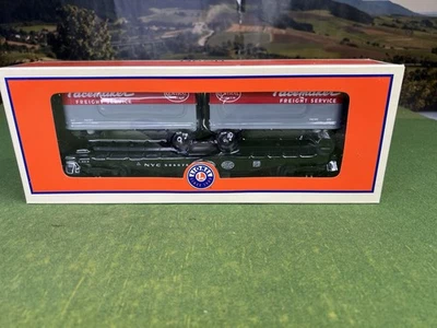 LIONEL 6-83169 NEW YORK CENTRAL FLATCAR/PIGGYBACK TRAILERS PACEMAKER O GAUGE NIB - Image 1 of 4