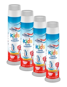 Kids Fluoride Toothpaste Bubble Mint Pump - 4.6 oz, Pack of 4 - Picture 1 of 7