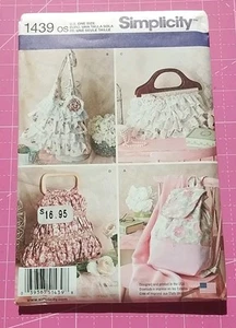 Simplicity 1439 Bags in Four Styles Pattern Uncut - Picture 1 of 3