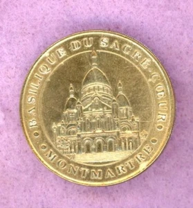 2000 MILLENIUM ~ BASILIQUE DU SACE-COEUR MONTMARTRRE PARIS TOKEN - Picture 1 of 2