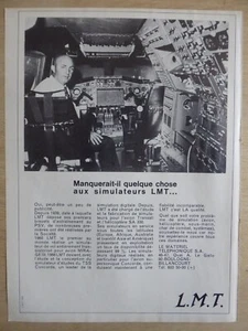 5/1969 PUB LMT BOULOGNE COCKPIT CONCORDE SIMULATEUR ANDRE TURCAT CONCORDE AD - Imagen 1 de 1