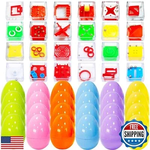 Aviski 24PCS Easter Egg Gifts for Kids - Maze Puzzle Novelty Toys for Exchang - Picture 1 of 5