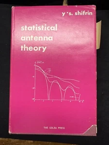 (BF34) Statistical Antenna Theory Yakov Solomonovich Shifrin 1971 Golem Press - Picture 1 of 3