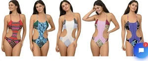 Wholesale Lot Of 36 Junior One Piece Swimwear Bathing Suits - Picture 1 of 11