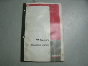 Case VA Tractors Operators Manual, Vintage Reference, International Harvester IH - Bild 1 von 12