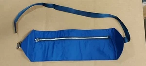 2 Pack of Blue Money Belts Passport ID Waist Belt Secret Secure Travel Wallet - Picture 1 of 7