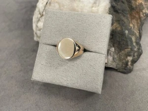 Clogau walisischer 18kt Gold 1854 ovaler Siegelring Größe J £1.600 Rabatt selten Wales - Bild 1 von 12
