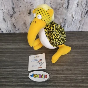 Peluche Jumbies Leopird 7" leopardo pájaro amarillo manchado - Imagen 1 de 7