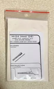 Master 1/48 Mi-24 Hind D/E JAKb-12.7 mitragliatrice e sonda Duas 48126 - Foto 1 di 2