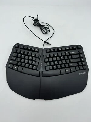 Ergonomic Keyboard by Perixx; PERIBOARD-413B; Wired; Mini Membrane Used Works - Image 1 of 4