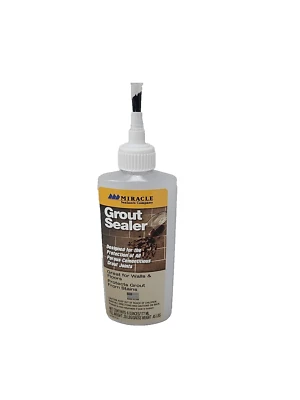 Miracle Sealants 367495 Grout Sealer Tile Joint Protector w/ Brush Tip 6oz - Image 1 of 4