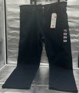 Men's Levi's 502 Taper Jeans Sz 42x30 Dark Navy Blue Regular Fit Stretch NWT - Picture 1 of 6