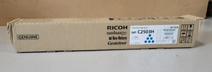 Toner Ricoh MP C2503H cyan 841928 neuf emballage d'origine produit Aficio MP C2003 TVA - Photo 1/5
