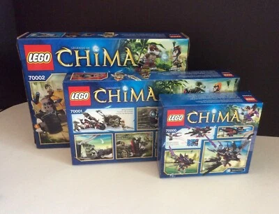 Lot of 3 Lego 70000-70002 Razcal's Glider, Crawleys Claw, Lennox Lion Attack NEW - Image 1 of 4