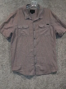 Camisa para hombre O'neill a cuadros de manga corta multicolor con botones talla L usada - Imagen 1 de 8