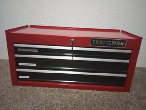 Craftsman 3 Drawer Middle Mid Intermediate Tool Chest Sears USA 377100 W/Keys - Picture 1 of 15