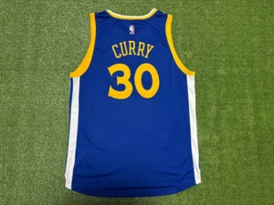 NBA GOLDEN STATE WARRIORS BASKETBALL SHIRT JERSEY SIZE L STEPHEN CURRY #30 - Picture 1 of 9
