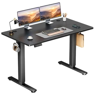 Electric Standing Desk - 40/48/55/63 x 24 inch Adjustable Sit to Stand Up Desk - Picture 1 of 43