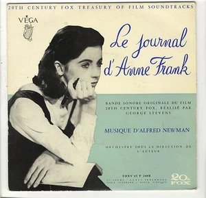 French OST Le journal d'Anne Frank Millie Perkins Alfred Newman  George Stevens - Imagen 1 de 2