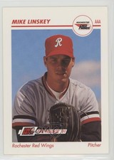 1991 Line Drive Pre-Rookie AAA Mike Linskey #468 Rookie RC