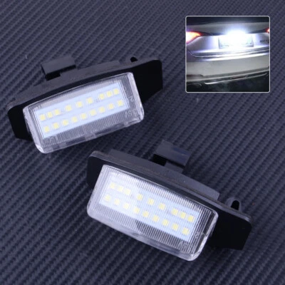 2Pcs 18-LED License Plate Light Lamp Assy Fit For Mitsubishi Lancer Sportback ut - image 1 of 4