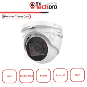 HIKVISION 8MP VARI-FOCAL LENS TURRET CAMERA DS-2CE79U1T-IT3ZF 2.7-13.5MM, 60M IR - Bild 1 von 2