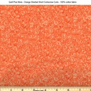 Cork screw Curls 100% cotton fabric - Pick COLOR & SIZE - good for crafts - Picture 1 of 18