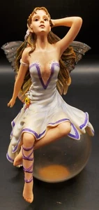 DRAGONSITE NENÉ THOMAS "RAINBOW" BUBBLE RIDER NT134 FAIRY FIGURINE BY MUNRO - Picture 1 of 12