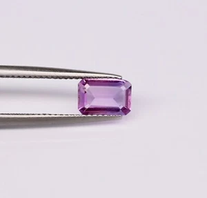 1,10 ct lucentezza viola rosa / zaffiro rosa naturale - video gemma taglio ottagonale!! - Foto 1 di 3
