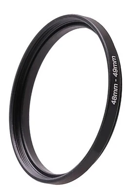Metal 48mm - 49mm Lens Step-Up Filter Adapter Ring 48-49mm for Alpa Lens - Image 1 of 2