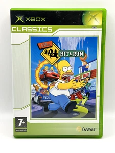THE SIMPSONS HIT & RUN XBOX GAME, INCLUDING MANUAL - Picture 1 of 2