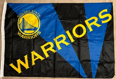 Golden State Warriors Flag NBA Logo Banner 42" X  28” New Basketball Champions Cover